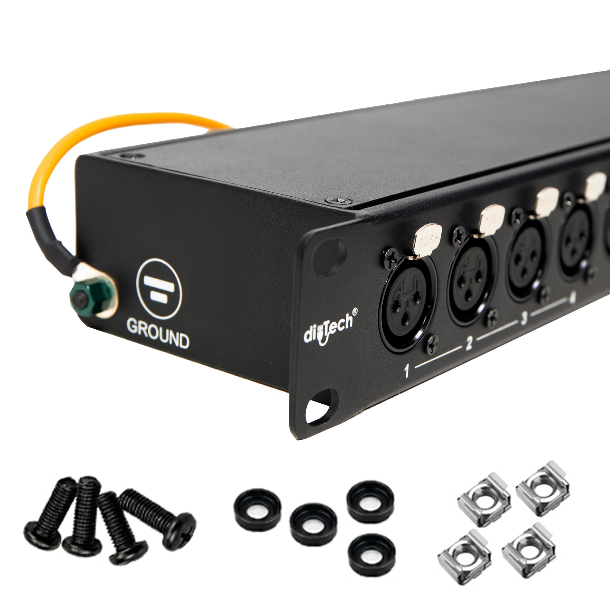Amazon.com: DIYTECH 16 Port XLR Patchbay — Balanced Patch Bay